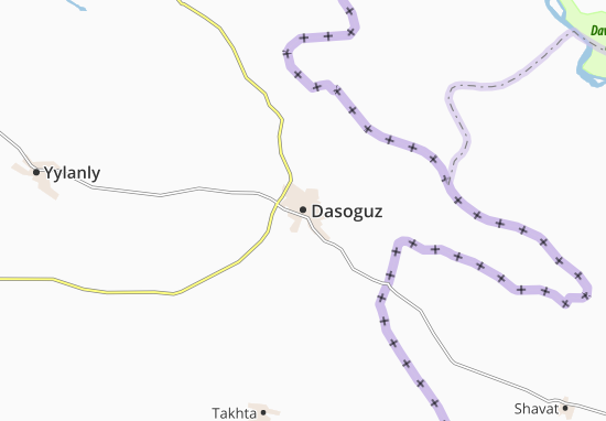 Kaart Plattegrond Dasoguz