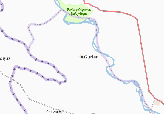 Mapa Gurlen