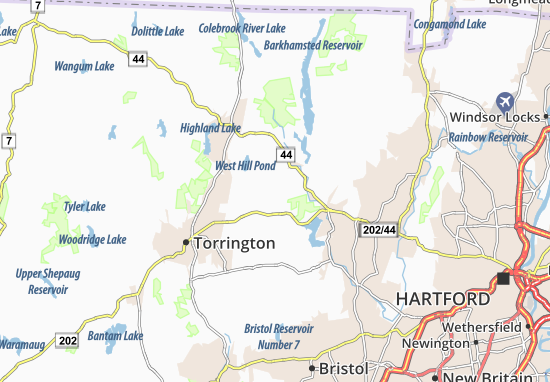 Mapa Town Hill