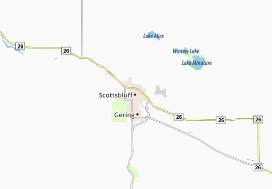 Scottsbluff Map