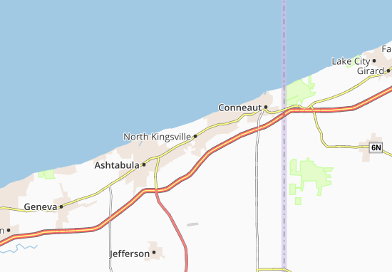 Karte Stadtplan North Kingsville