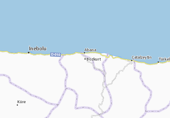 Mapa Bozkurt