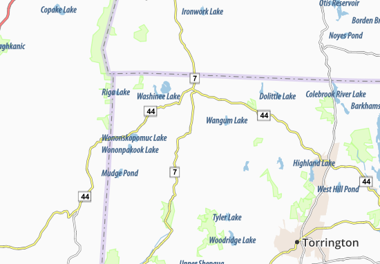 Mapa South Canaan