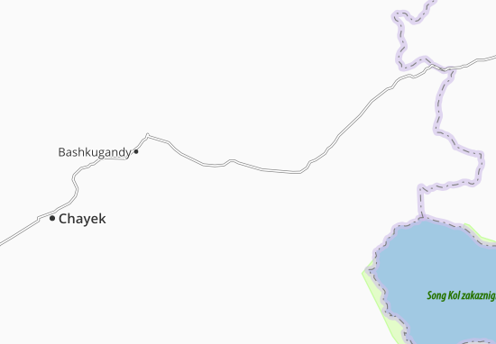 Kaart Plattegrond Kyzyltu