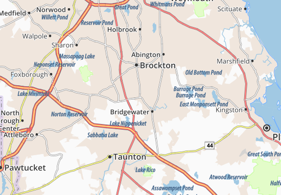 West Bridgewater Map