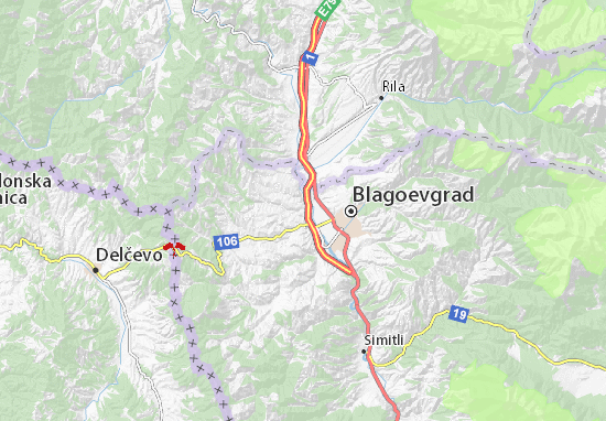 Kaart Plattegrond Bălgarčevo