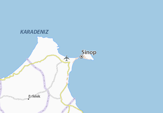 Kaart Plattegrond Sinop