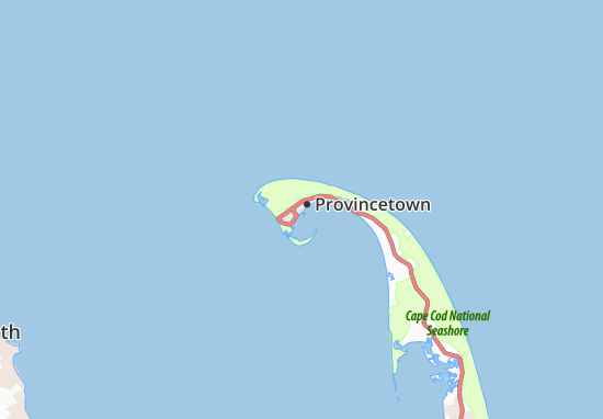 Kaart Plattegrond Provincetown