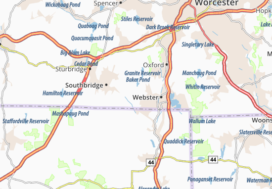 Karte Stadtplan Dudley