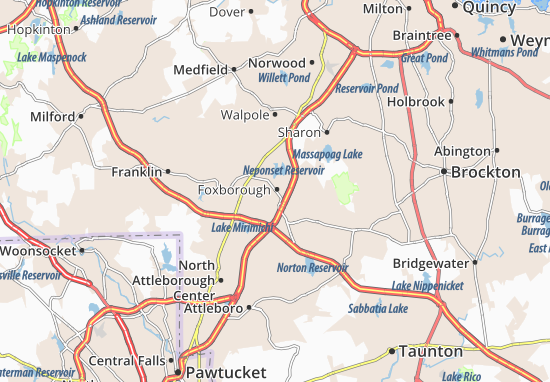 Foxborough Map