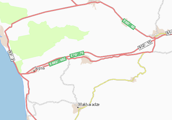 Lanchkhuti Map