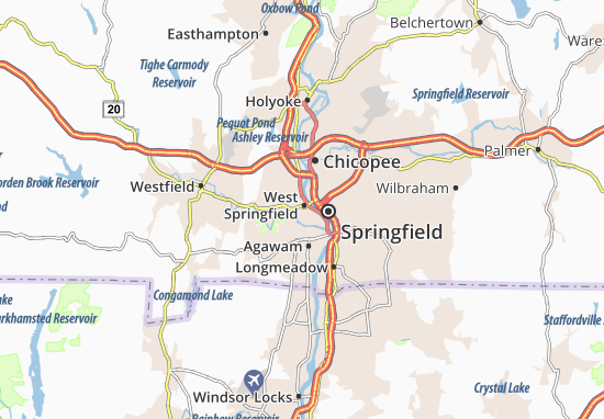 West Springfield Map