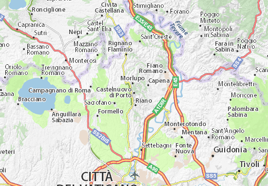 Castelnuovo di Porto Map