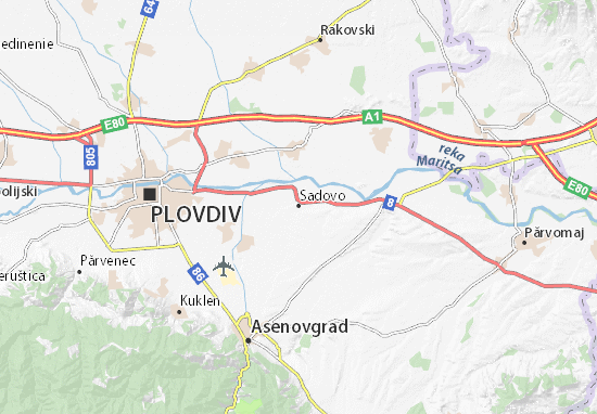 Kaart Plattegrond Sadovo