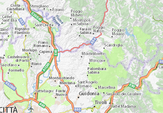 Montelibretti Map