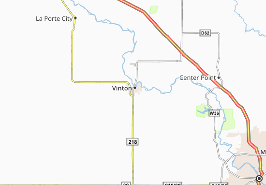 Mapa Vinton