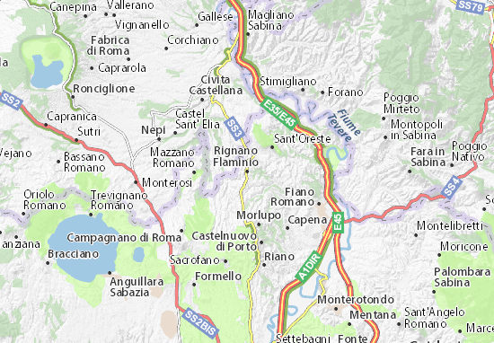 Rignano Flaminio Map