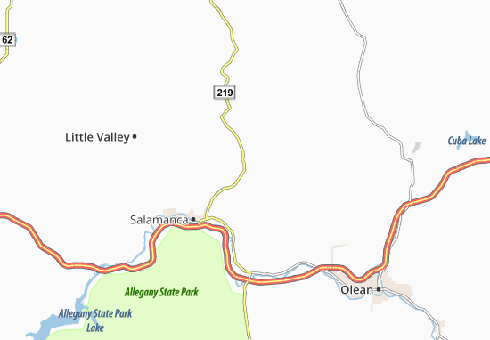 Mapa Great Valley