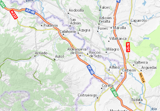 Mapas-Planos Aldeanueva de Ebro