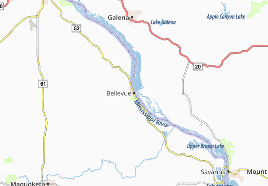 Bellevue Map
