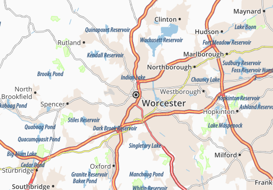 Mapas-Planos Worcester