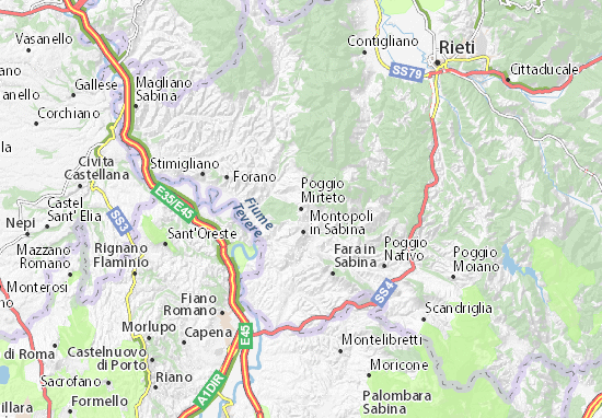 Poggio Mirteto Map