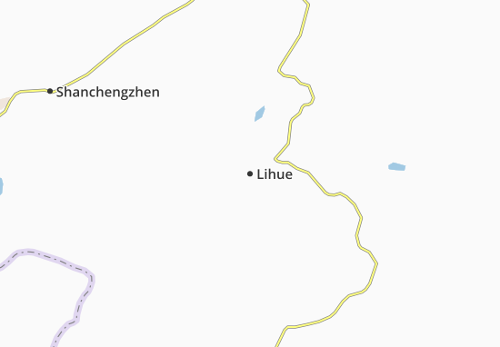 Karte Stadtplan Lihue