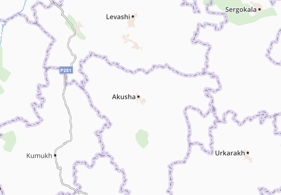 Mapa Akusha