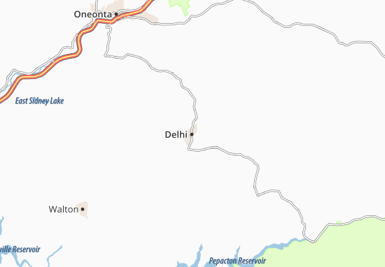 Kaart Plattegrond Delhi