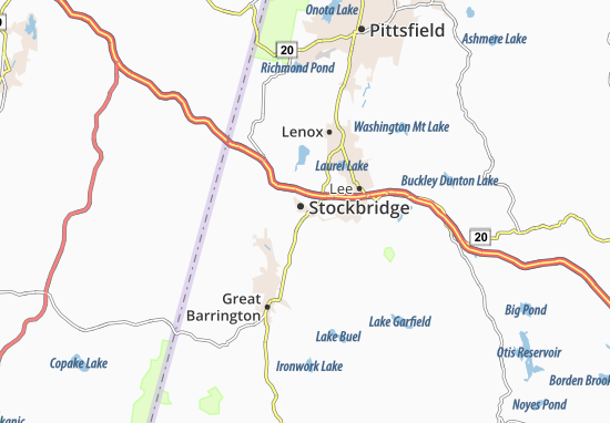 Karte Stadtplan Stockbridge
