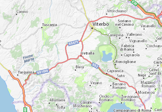 Vetralla Map