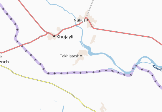 Karte Stadtplan Takhiatash