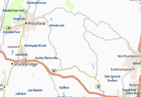 Mapa Middlefield