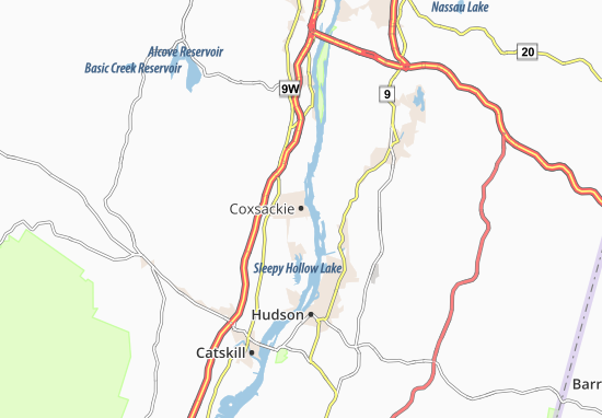 Coxsackie Map