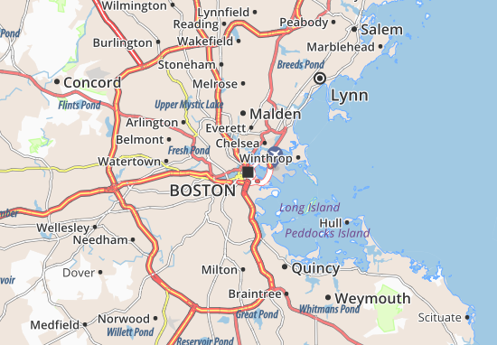 Carte-Plan Boston