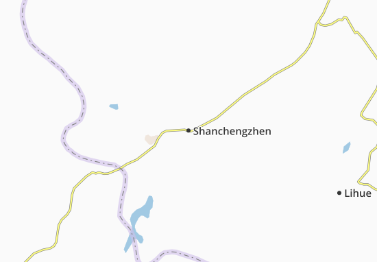 Mapa Shanchengzhen