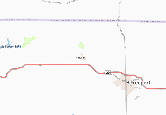 Mapa Lena