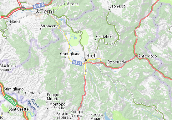 Rieti Map