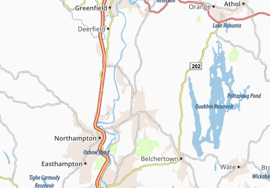North Amherst Map
