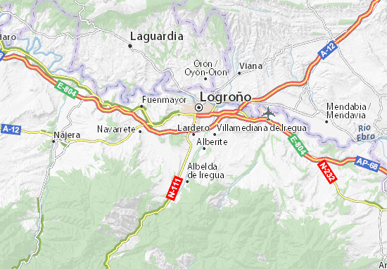 Lardero Map