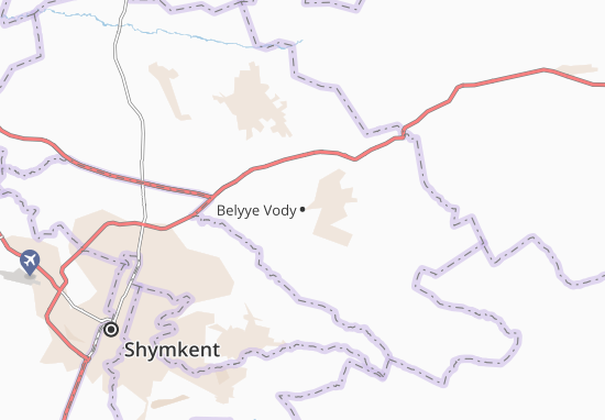 Karte Stadtplan Belyye Vody