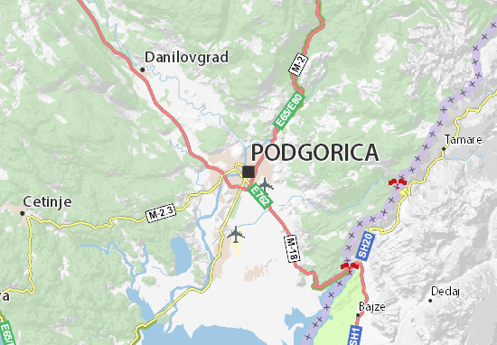 Carte-Plan Podgorica
