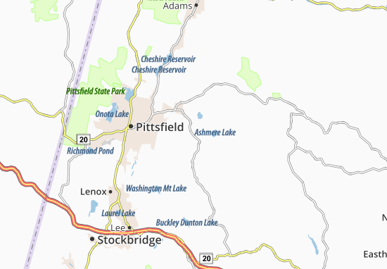 Karte Stadtplan Hinsdale