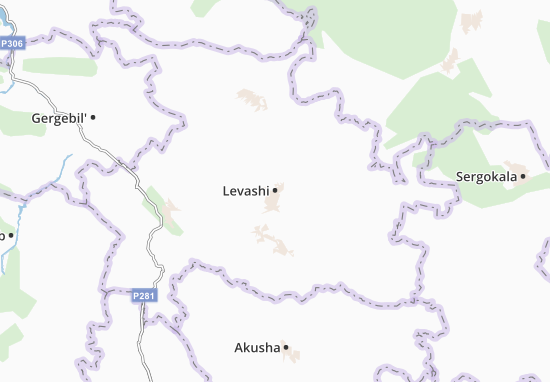 Karte Stadtplan Levashi