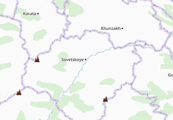 Kaart Plattegrond Sovetskoye
