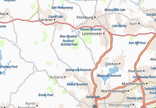 Karte Stadtplan Princeton