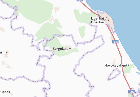 Mapa Sergokala