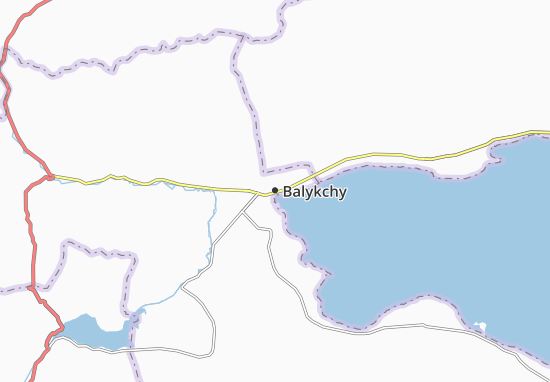 Karte Stadtplan Balykchy