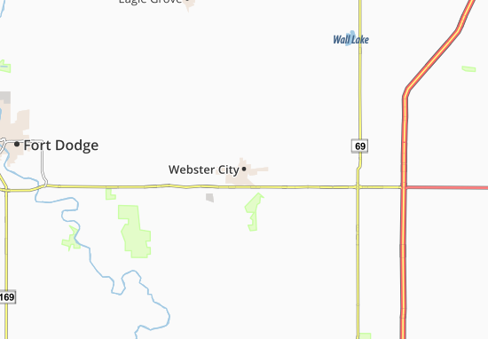 Mapa Webster City