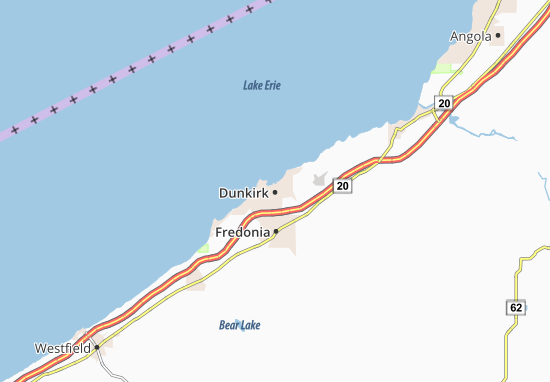 Karte Stadtplan Dunkirk